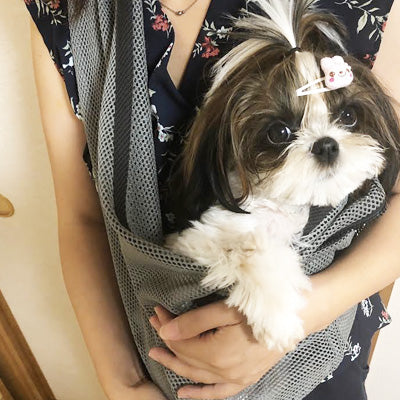 ワンちゃんも人にも優しいスリングです