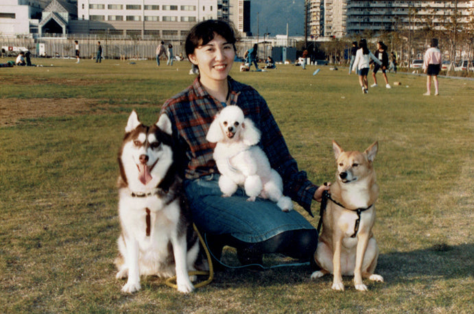 阪神大震災で犬3頭と被災