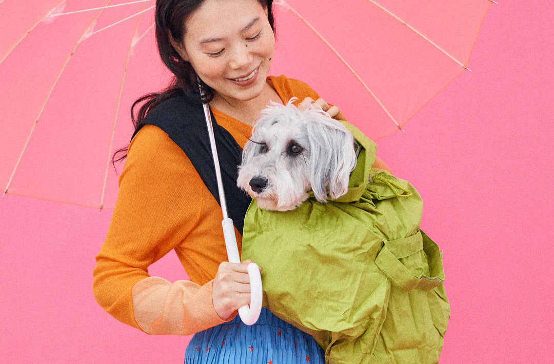 エルバのレインカバーは蒸れないから快適です。