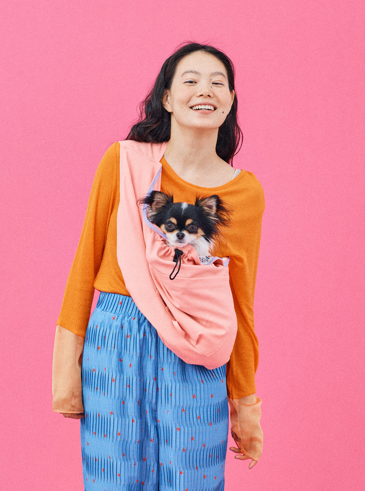 ふぁふあ 超美品erva 廃盤レア!エルバドッグ シングル・ドッグスリング 1-15kg対応│ドッグスリング・犬の