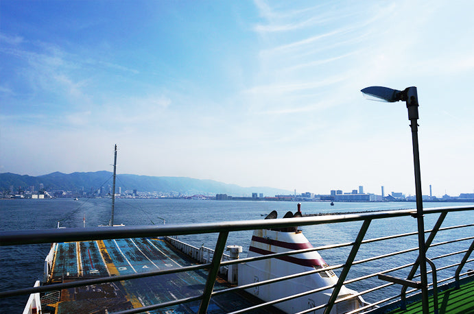 フェリーからのオーシャンビュー