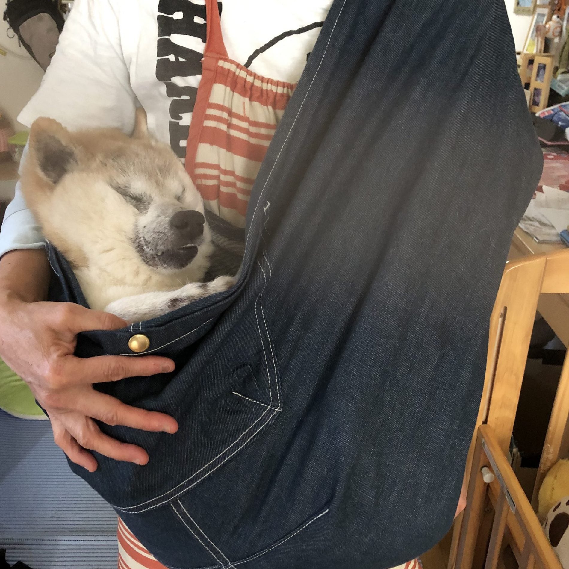 すぐに泣き止み寝てくれます