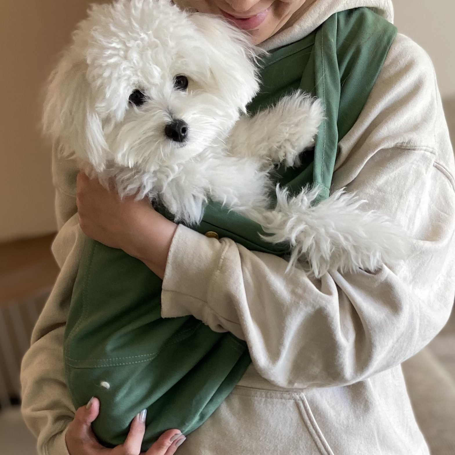 落ち着いて入ってくれています