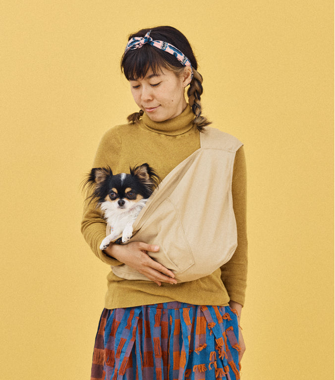 愛犬のお顔は右左どちらでも向けていただけます。