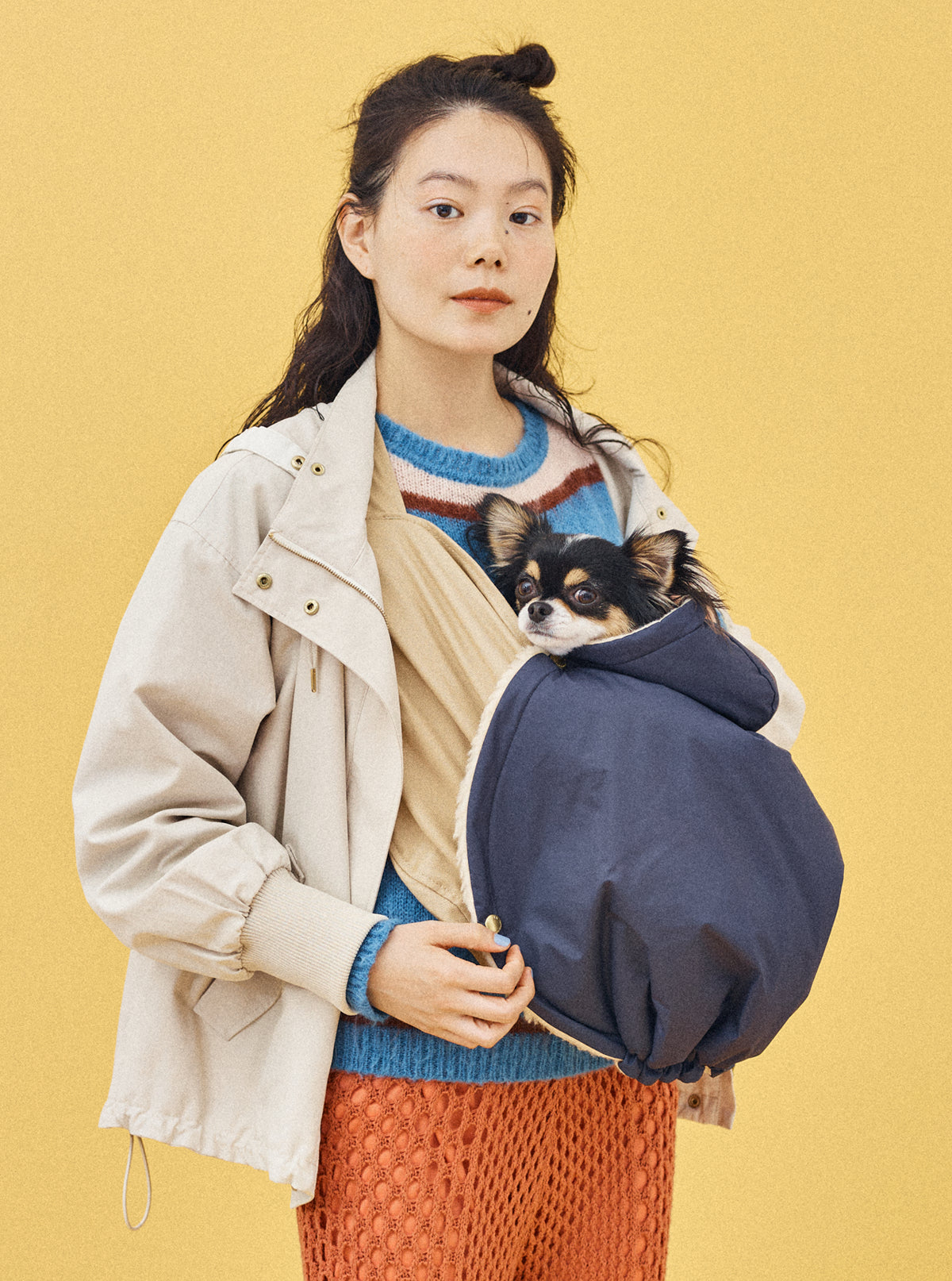 ﾁﾜﾜ 2.5kg |ネイビー Sサイズ 