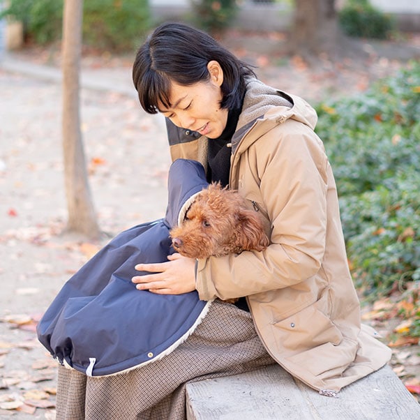 愛犬の防寒はボアブランケット │ ドッグスリング・犬の抱っこ紐専門