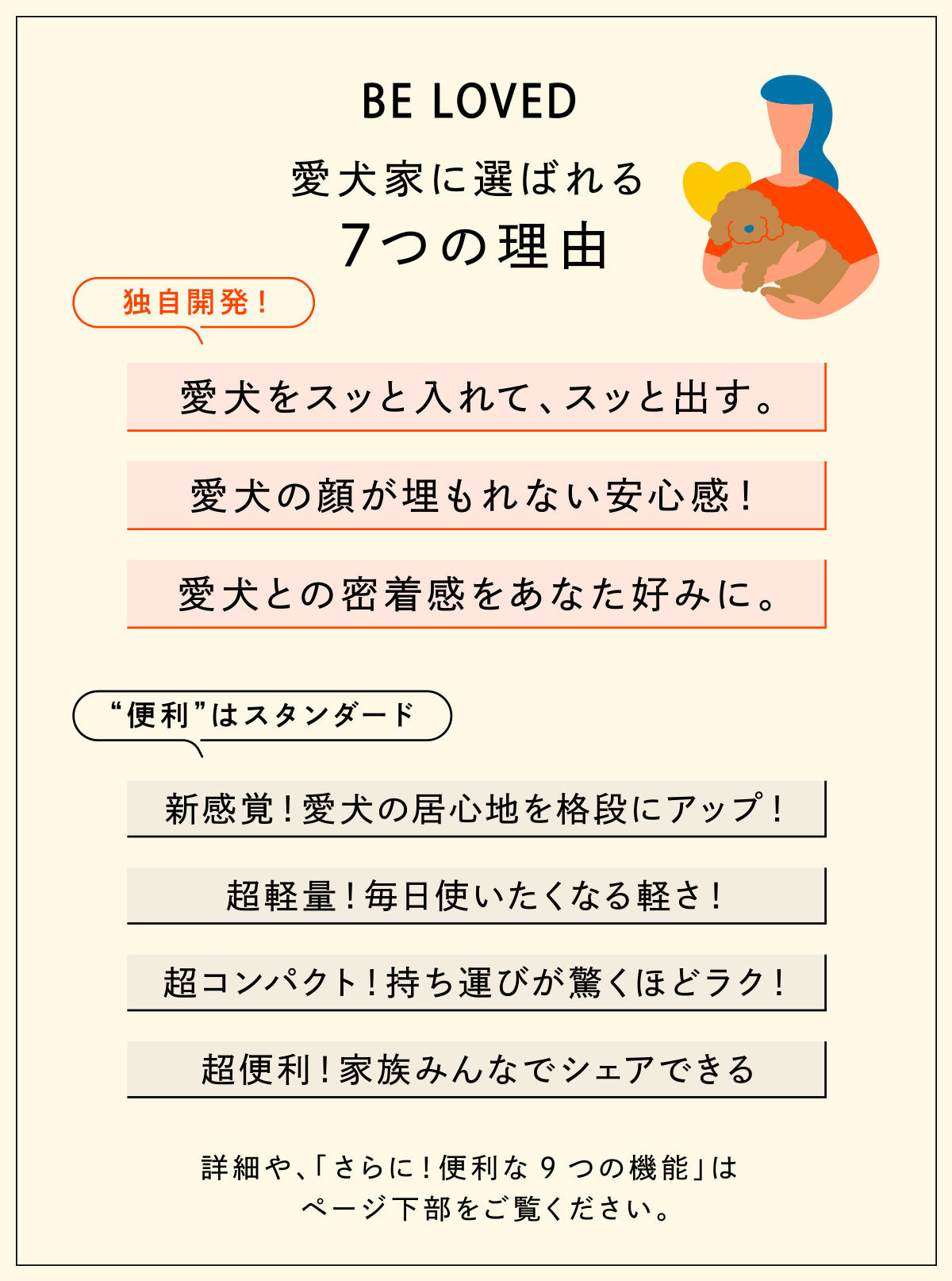 マルチ・ドッグスリング (1kg～20kg) ツイル